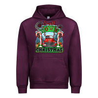Mauve Wine small town christmas Urban Hoodie - CowGirlArtShop