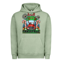 Pigment Oil Green small town christmas Urban Hoodie - CowGirlArtShop