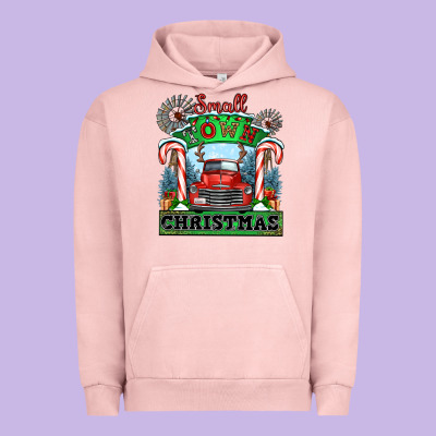 Small Town Christmas Urban Hoodie Designed By Cowgirlartshop