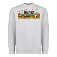 Heather Grey nurse squad libbey glass Heavyweight Sweatshirt - BundleAndBundleShop