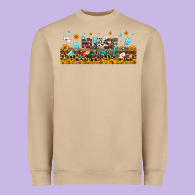 Nurse Squad Libbey Glass Heavyweight Sweatshirt Designed By Bundleandbundleshop