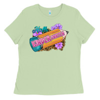 Matcha Hello Kindergarten Ladies Tee - RanaPortraitStore
