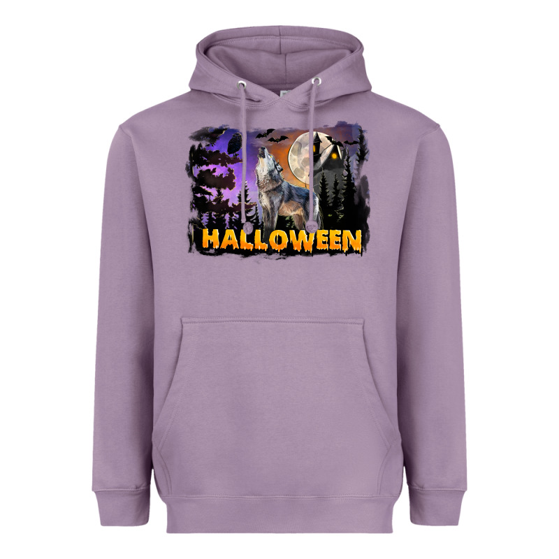 Halloween Wolf Heavyweight Hoodie by LillyAllenDesigns | Teevron