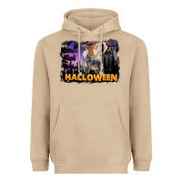 Mushroom Halloween Wolf Heavyweight Hoodie - LillyAllenDesigns