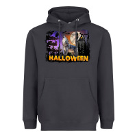 Smoke Halloween Wolf Heavyweight Hoodie - LillyAllenDesigns