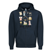 Navy true story Zipper Hoodie - MaliasSmallBusiness