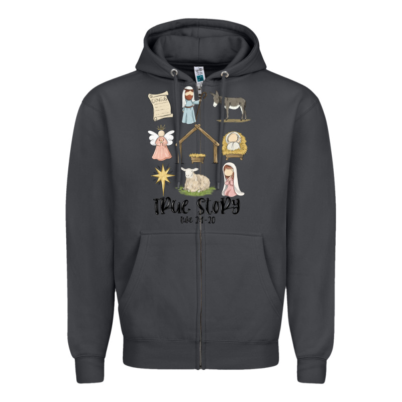 True Story Zipper Hoodie by MaliasSmallBusiness | Teevron