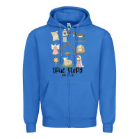 True Royal true story Zipper Hoodie - MaliasSmallBusiness