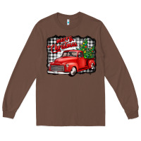 Chestnut merry christmas red truck christmas trees Long Sleeve Tee - Jasminsmagicworld