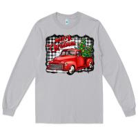 Moon Dust merry christmas red truck christmas trees Long Sleeve Tee - Jasminsmagicworld