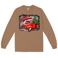 Toasted Coconut merry christmas red truck christmas trees Long Sleeve Tee - Jasminsmagicworld
