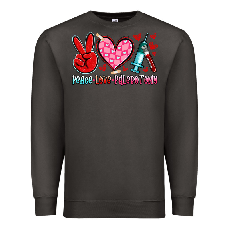 Peace Love Phlebotomy Premium Sweatshirt by Artiststas | Teevron