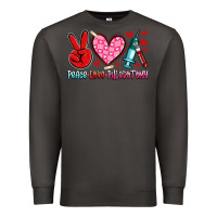 Smoke peace love phlebotomy Premium Sweatshirt - Artiststas