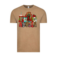 Vintage Coffee lady of guadalupe abuela coffee cups Vintage Tee - Jasminsmagicworld
