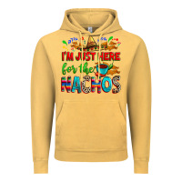 Vintage Mustard I'm just here for the nachos Vintage Hoodie - RanaPortraitStore