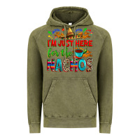 Vintage Olive I'm just here for the nachos Vintage Hoodie - RanaPortraitStore