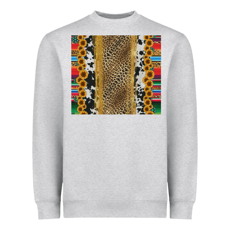 Western Serape Cowhide Heavyweight Sweatshirt by Jasminsmagicworld | Teevron