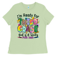 Matcha I'm ready for third grade but is it ready for me Ladies Tee - RanaPortraitStore