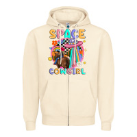Sandshell space cowgirl Zipper Hoodie - MaliasSmallBusiness