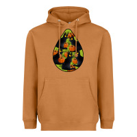 Meerkat Black Cat Halloween Teardrop Heavyweight Hoodie - LillyAllenDesigns