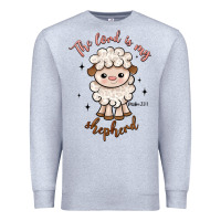 Heather Grey the lord is my shepherd Premium Sweatshirt - Artiststas