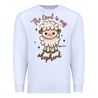 White the lord is my shepherd Premium Sweatshirt - Artiststas