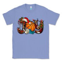 Colony Blue joy with basketball and santa's hat Classic Tee - AdoDesignShop