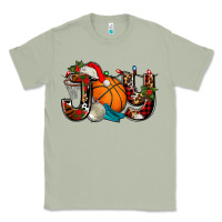 Joy With Basketball And Santa's Hat Classic Tee | Teevron