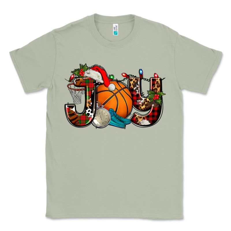 Joy With Basketball And Santa's Hat Classic Tee by AdoDesignShop | Teevron