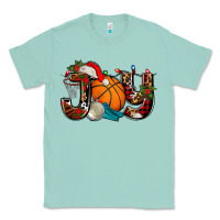 Seafoam joy with basketball and santa's hat Classic Tee - AdoDesignShop