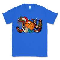True Royal joy with basketball and santa's hat Classic Tee - AdoDesignShop