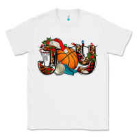 White joy with basketball and santa's hat Classic Tee - AdoDesignShop