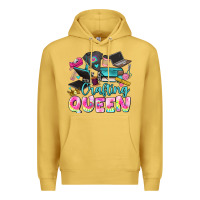 Antique Gold crafting queen Premium Hoodie - JahusDesignShop