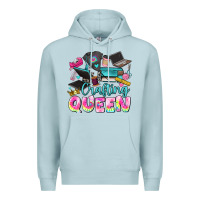 Blue Mist crafting queen Premium Hoodie - JahusDesignShop