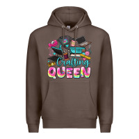 Coffee crafting queen Premium Hoodie - JahusDesignShop