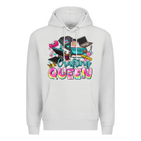 Dove Grey crafting queen Premium Hoodie - JahusDesignShop