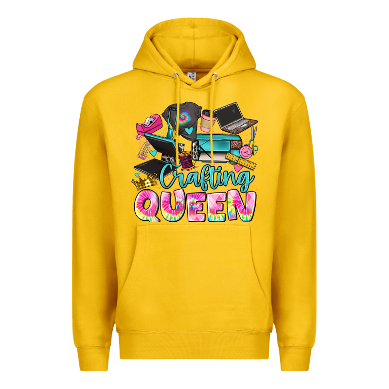 Crafting Queen Premium Hoodie by JahusDesignShop | Teevron