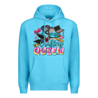 Ocean Blue crafting queen Premium Hoodie - JahusDesignShop