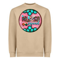 Mushroom nurse round earrings 3 Heavyweight Sweatshirt - BundleAndBundleShop
