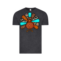 Vintage Black Thanksgiving Turkey Vintage Tee - JahusDesignShop