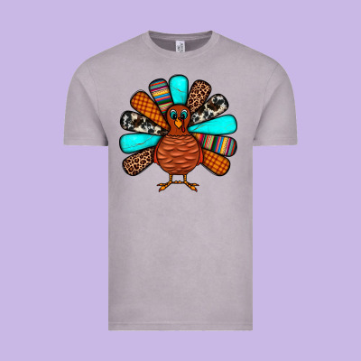 Thanksgiving Turkey Vintage Tee Designed By Jahusdesignshop