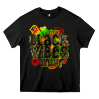 Black black vibes only Heavy Core Tee - texasbilliewilder