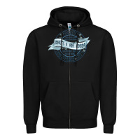 Black frostys snowflake cafe Zipper Hoodie - MaliasSmallBusiness