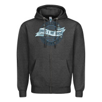 Charcoal Heather frostys snowflake cafe Zipper Hoodie - MaliasSmallBusiness
