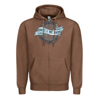 Chestnut frostys snowflake cafe Zipper Hoodie - MaliasSmallBusiness
