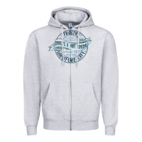 Heather Grey frostys snowflake cafe Zipper Hoodie - MaliasSmallBusiness