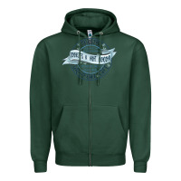 Sports Green frostys snowflake cafe Zipper Hoodie - MaliasSmallBusiness