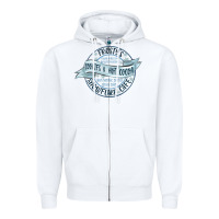 White frostys snowflake cafe Zipper Hoodie - MaliasSmallBusiness