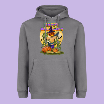 Happy Halloween Heavyweight Hoodie Designed By Lillyallendesigns