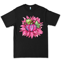 Black sunflower pumpkin breast cancer Premium Tee - Zillion Design Studio